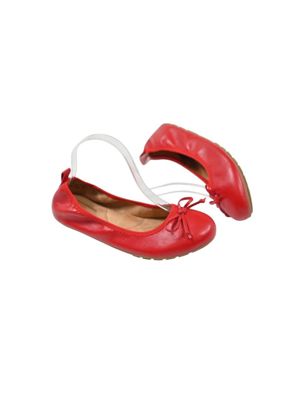 Dream Pairs Ascenda Foldable Bowknot Ballet Flats in Red